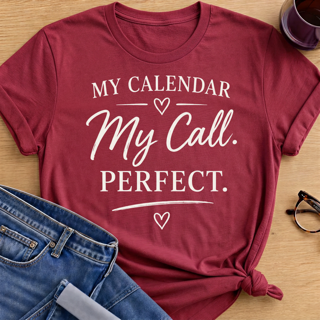Nineties Calling T-Shirt - Antique Cherry Red