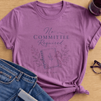 No Committee T-Shirt - Heather Radiant Orchid