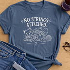 No Strings Attached T-Shirt - Indigo Blue