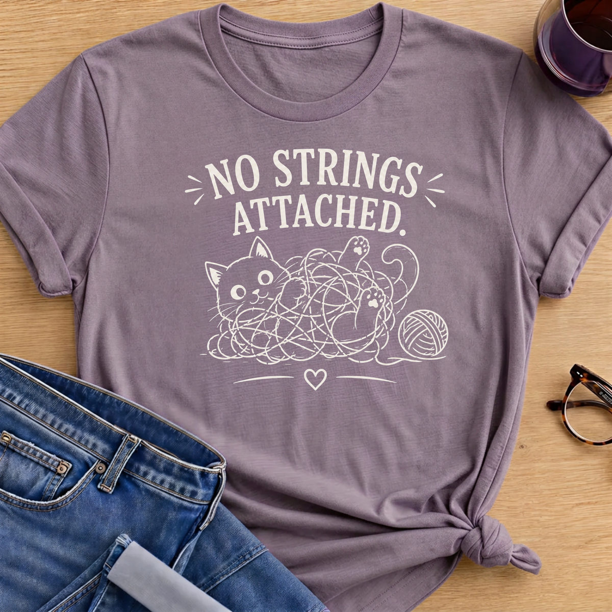 No Strings Attached T-Shirt - Paragon