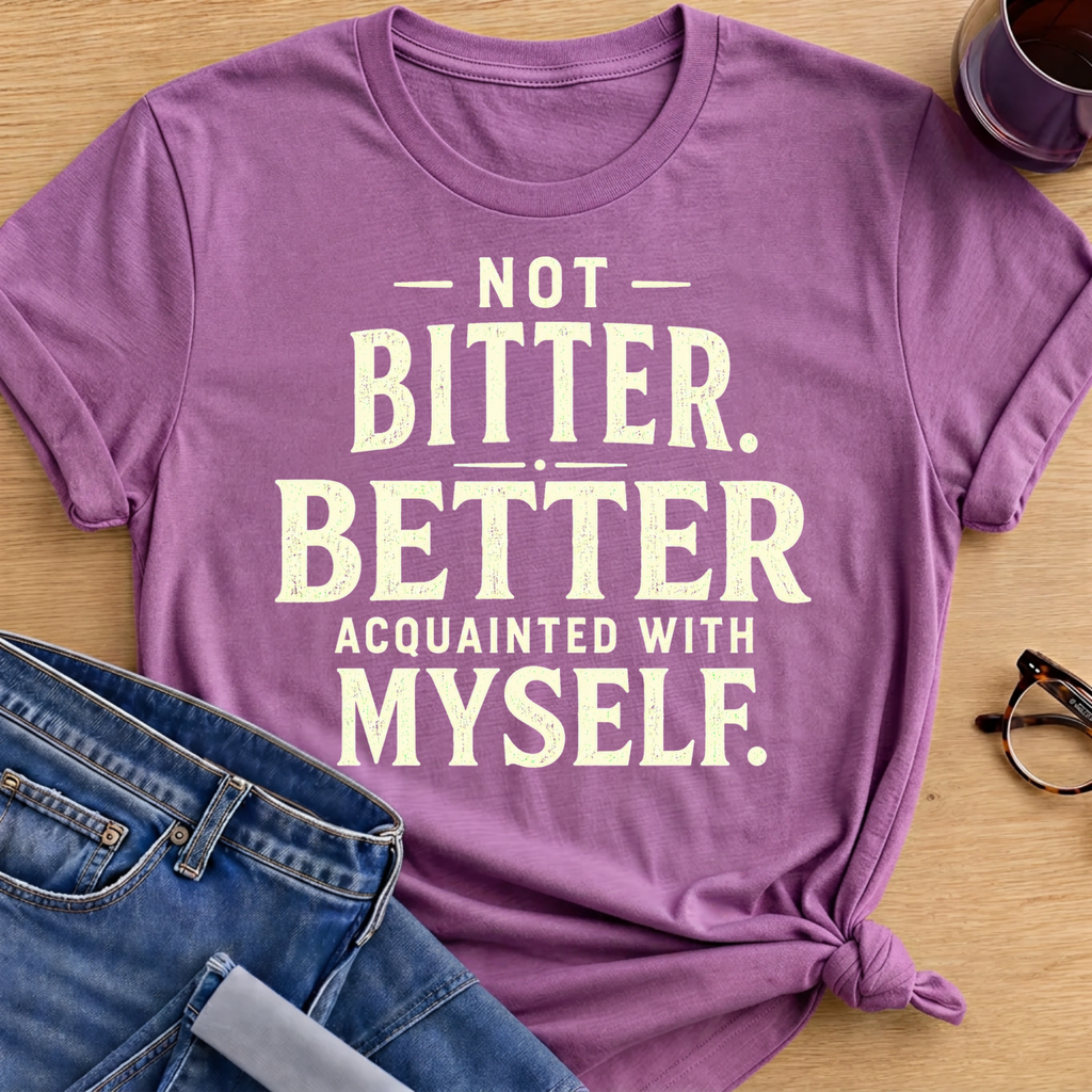 Not Bitter T-Shirt - Heather Radiant Orchid