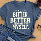 Not Bitter T-Shirt - Indigo Blue