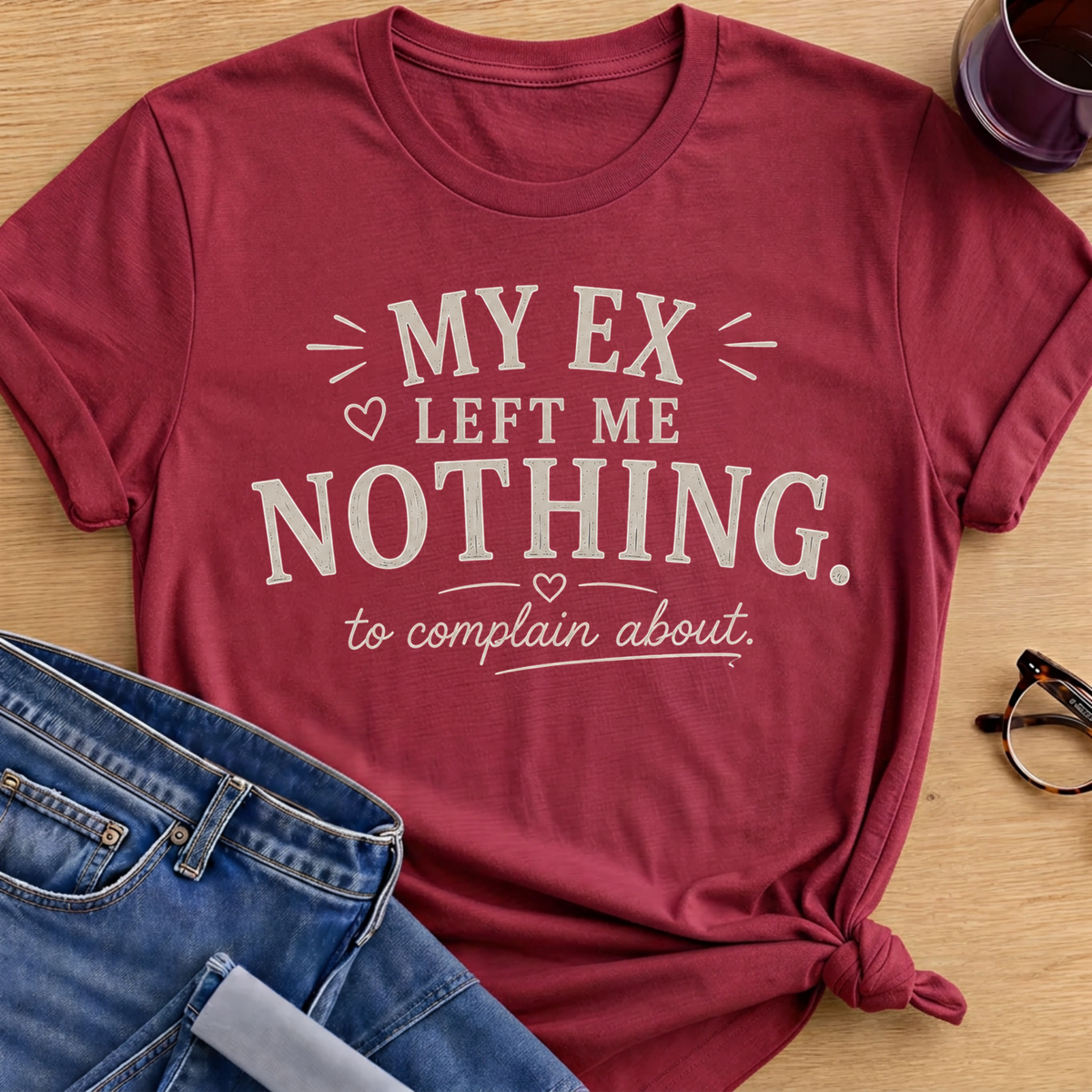Nothing Left T-Shirt - Antique Cherry Red