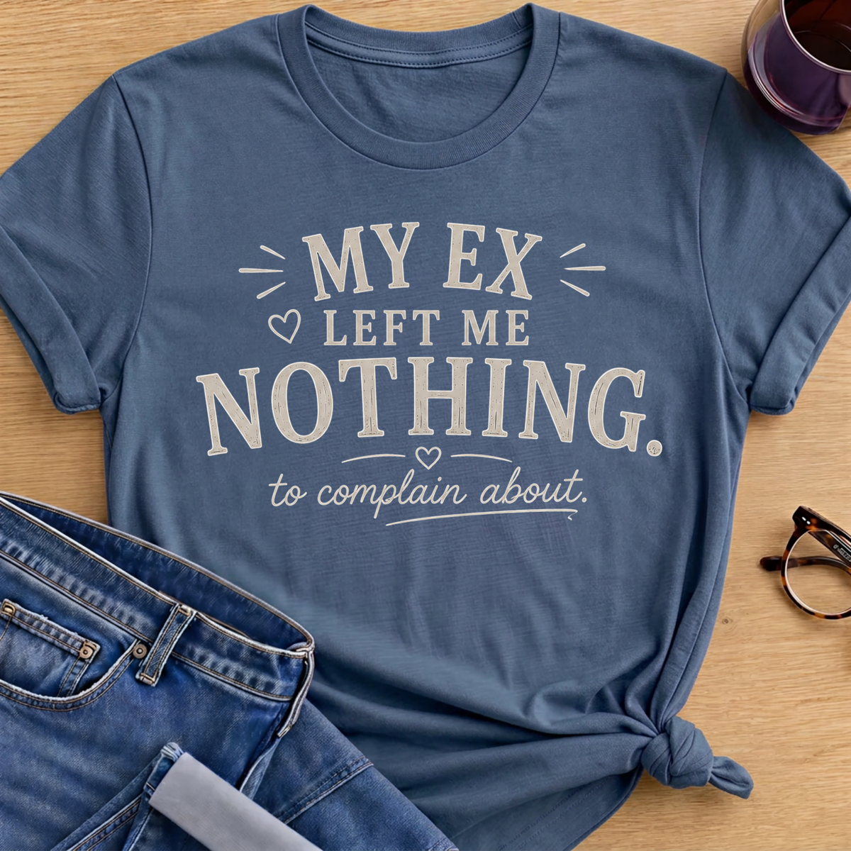 Nothing Left T-Shirt - Indigo Blue