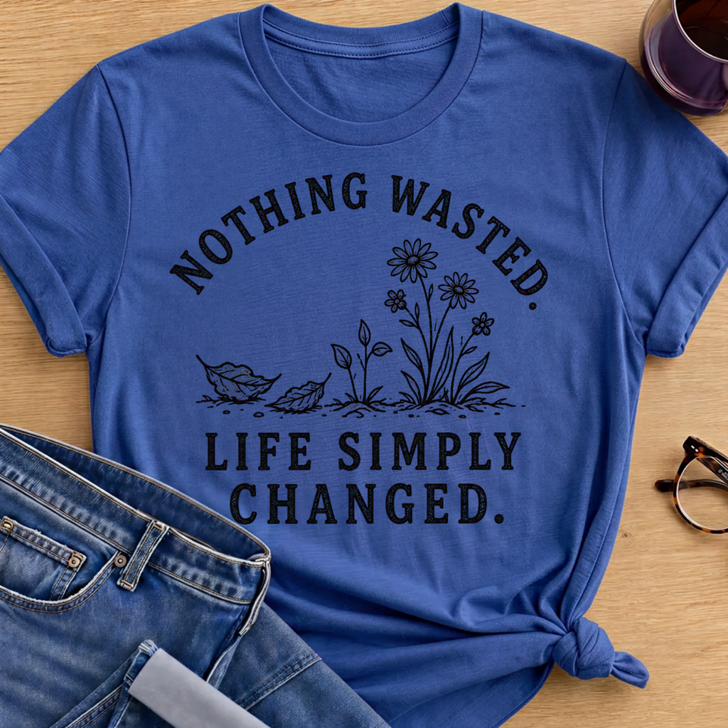 Nothing Wasted T-Shirt - Royal
