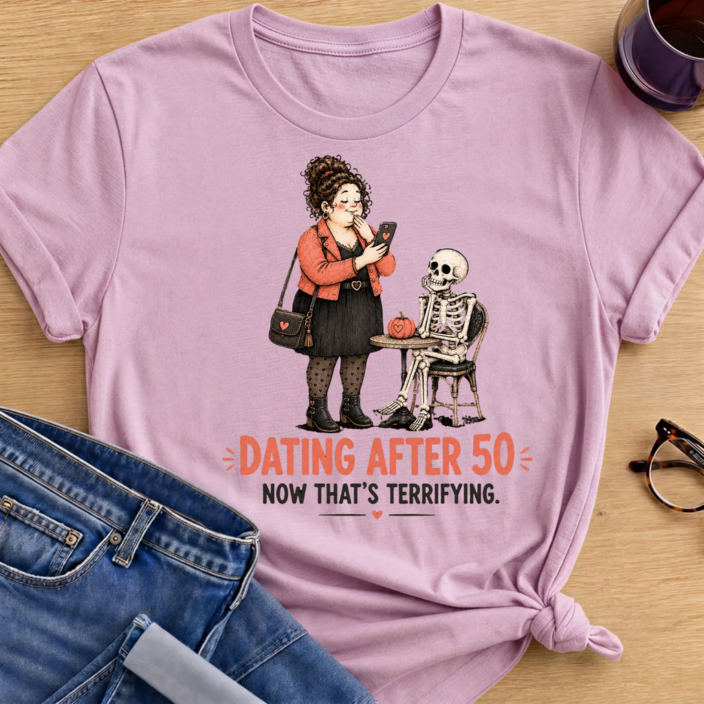 Now That's Terrifying T-Shirt - Light Pink