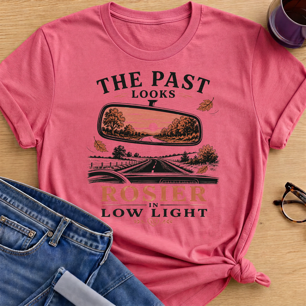 Past is Rosier T-Shirt - Coral Silk
