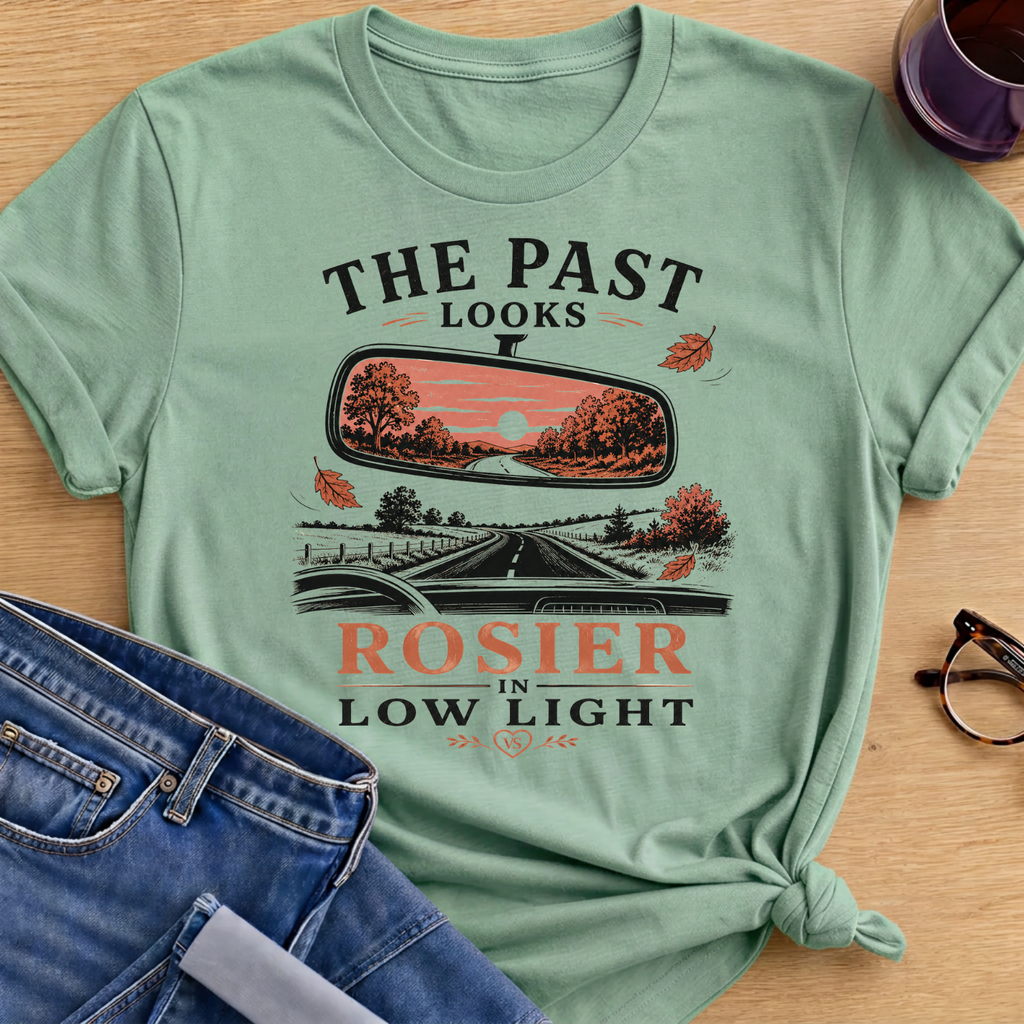 Past is Rosier T-Shirt - Mint Green