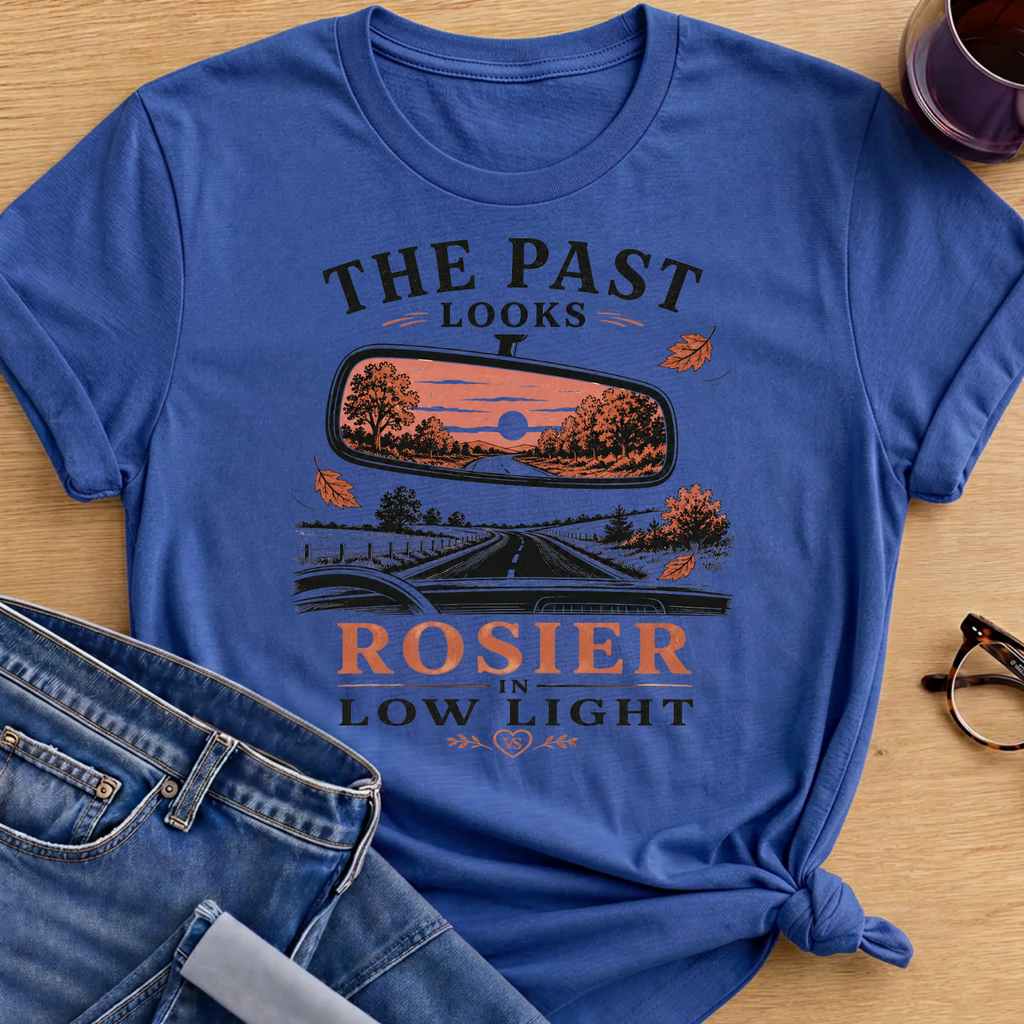 Past is Rosier T-Shirt - Royal