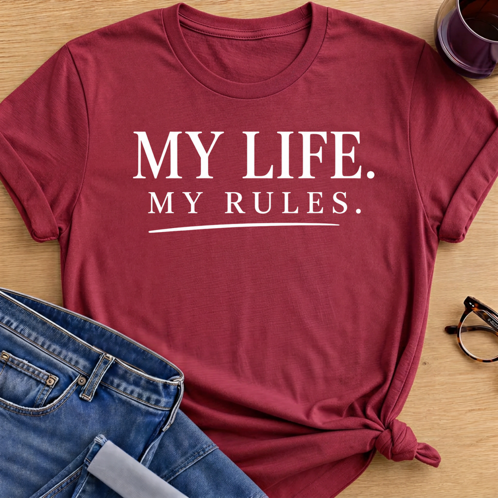 Pawsitive Energy T-Shirt - Antique Cherry Red