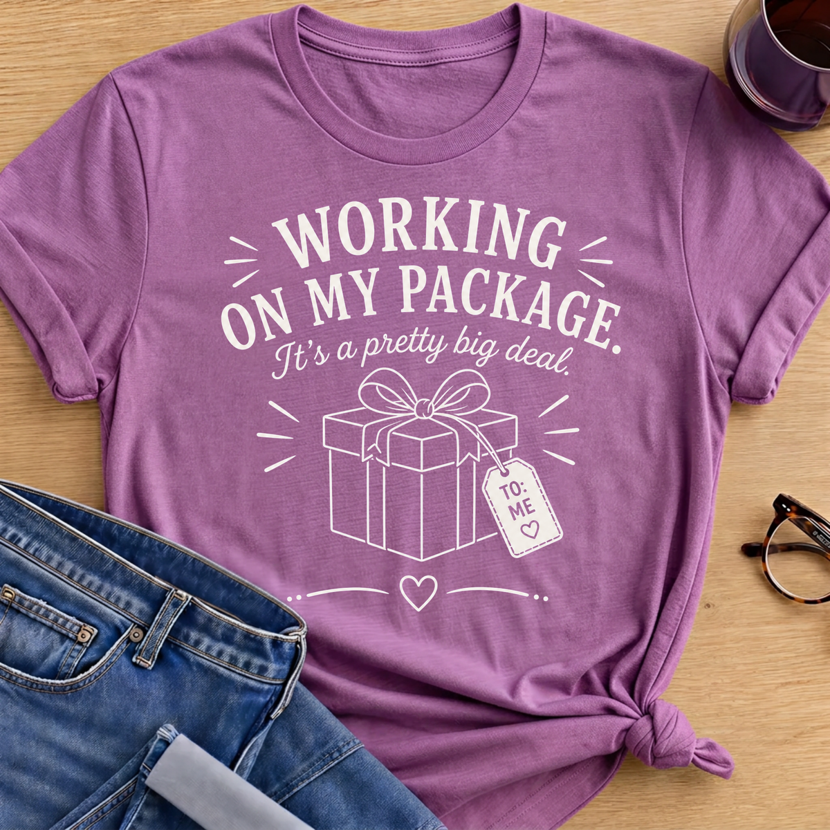 Peak Hour T-Shirt - Heather Radiant Orchid