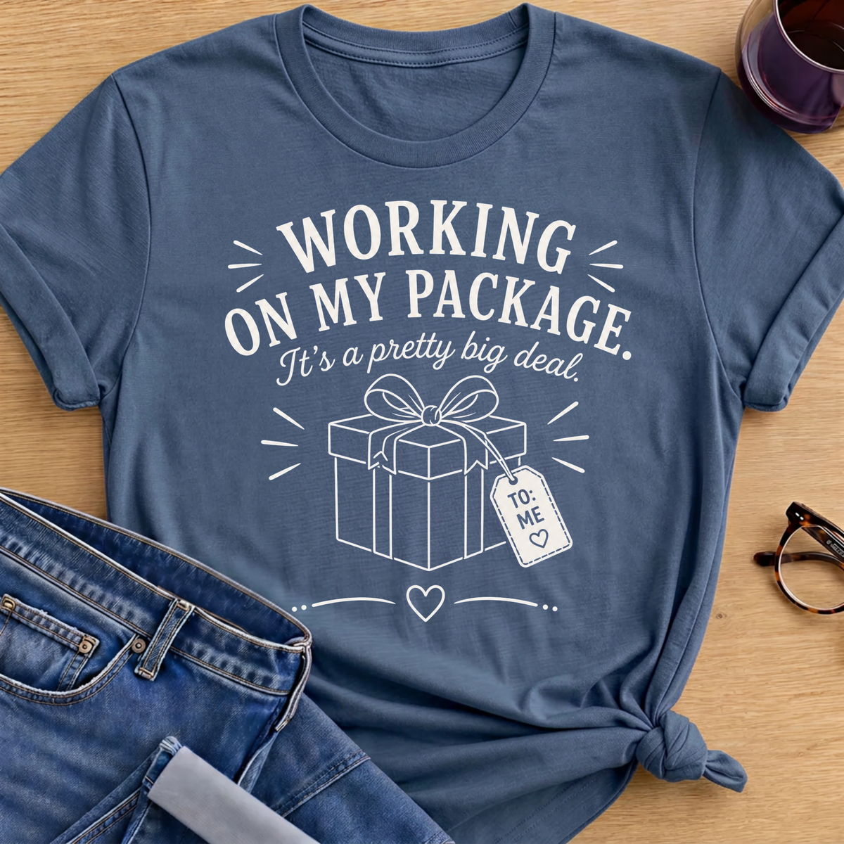 Peak Hour T-Shirt - Indigo Blue