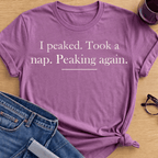 Peaking Again T-Shirt - Heather Radiant Orchid