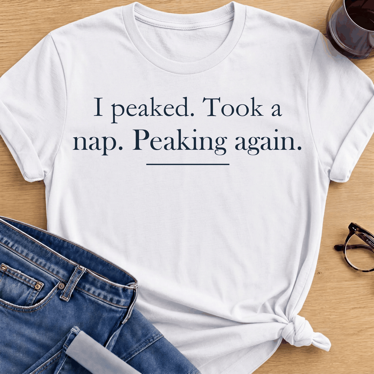 Peaking Again T-Shirt - White