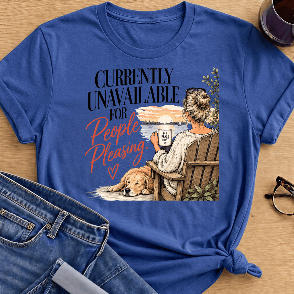 People Pleasing NO T-Shirt - Royal