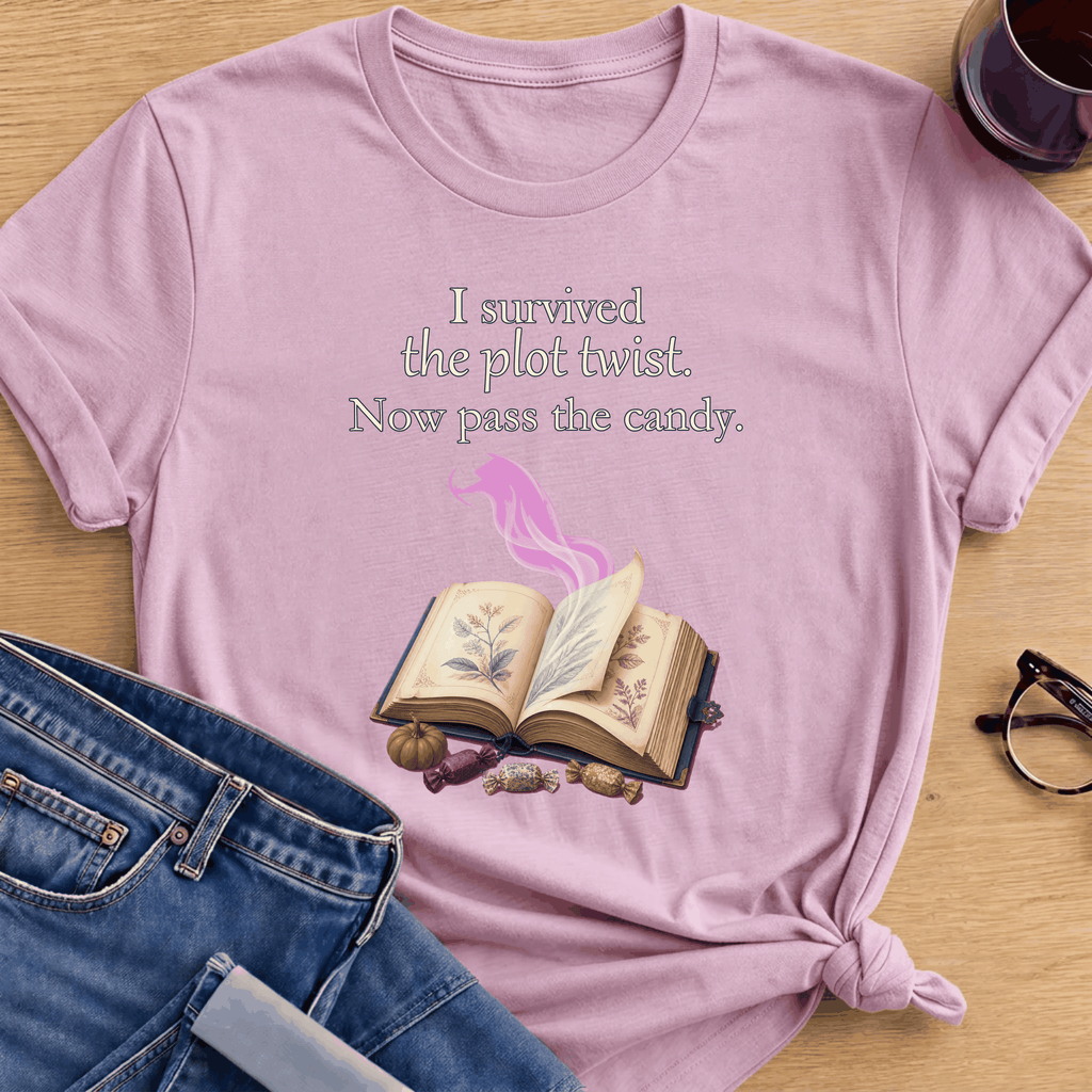 Plot Twist T-Shirt - Light Pink