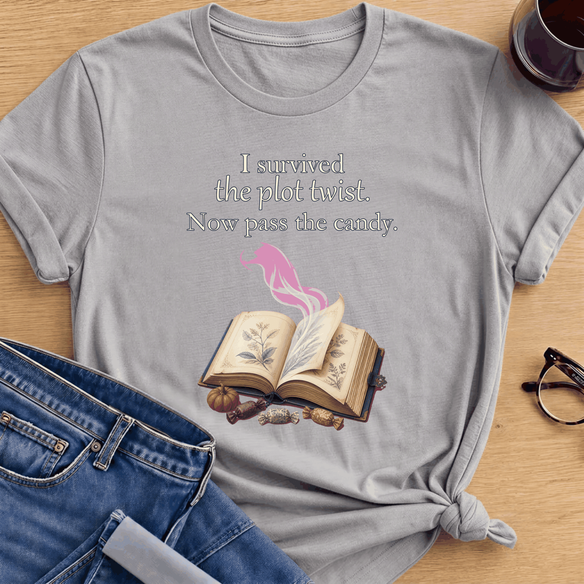Plot Twist T-Shirt - Sport Grey
