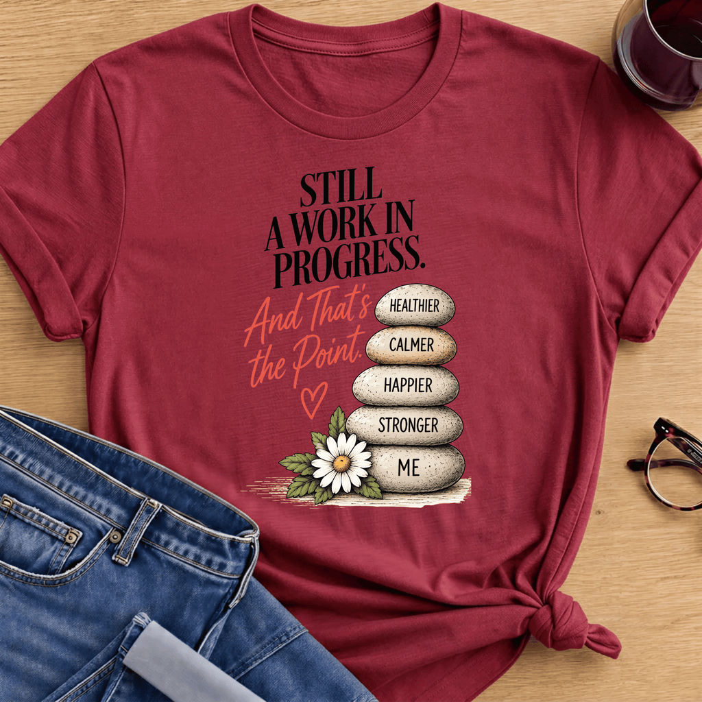 Progress Point T-Shirt - Antique Cherry Red