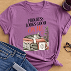 Progress T-Shirt - Heather Radiant Orchid