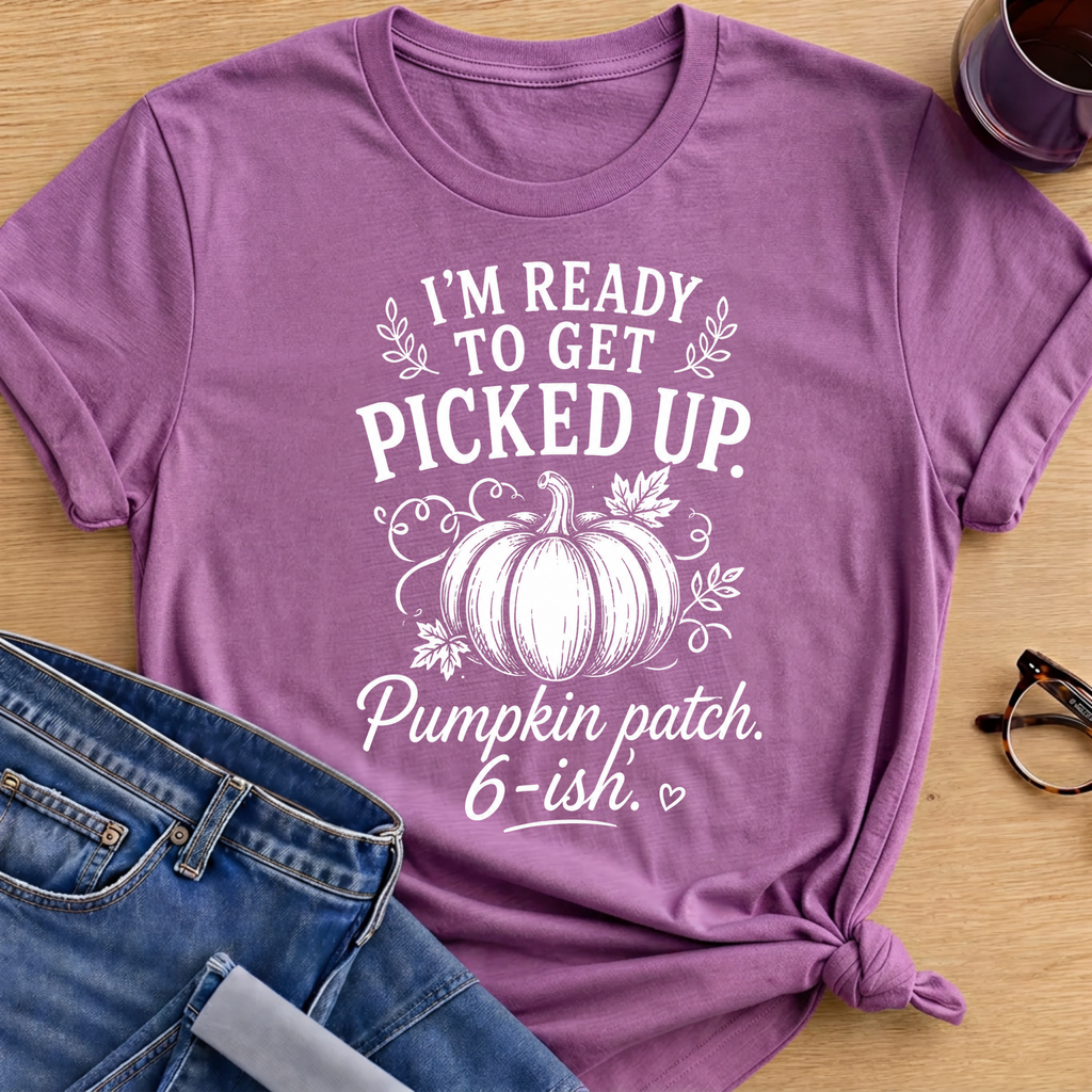 Pumpkin Ish T-Shirt - Heather Radiant Orchid