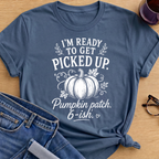 Pumpkin Ish T-Shirt - Indigo Blue