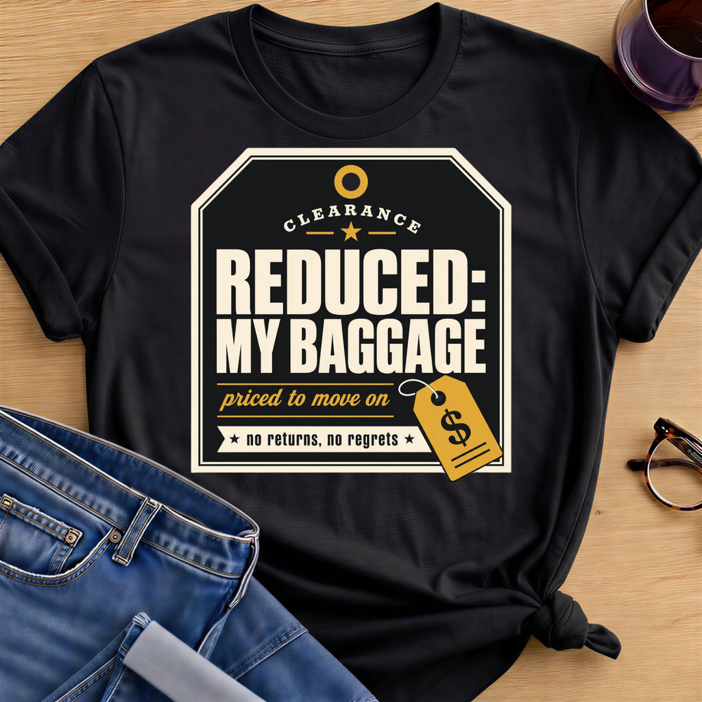 Reduced My Baggage T-Shirt - Black
