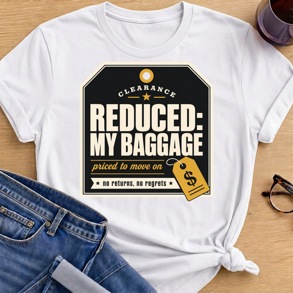 Reduced My Baggage T-Shirt - White