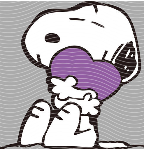 Snoopy Loves You DTF Transfer