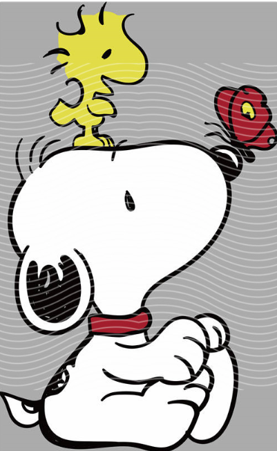 Snoopy's Peaceful Moment DTF Transfer