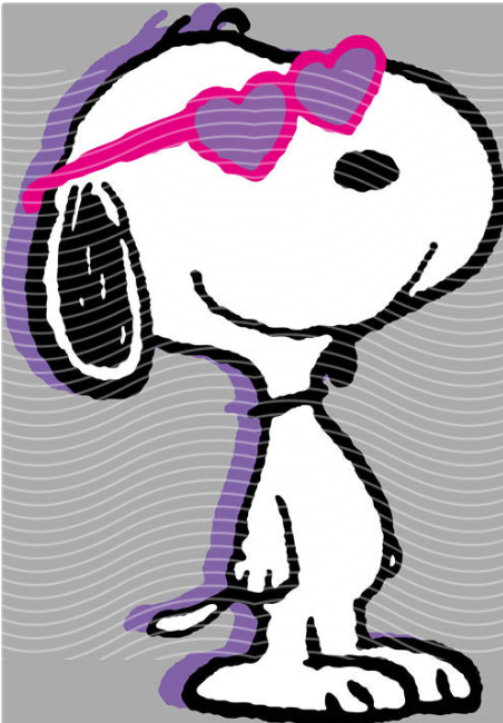 Snoopy Heart Eyes DTF Transfer
