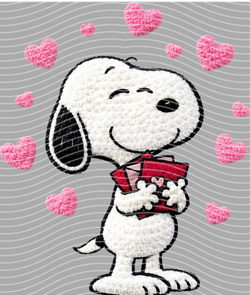 Snoopy's Valentine DTF Transfer