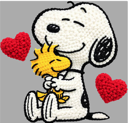 Snoopy & Woodstock Forever DTF Transfer