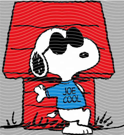 Joe Cool at Home Snoopy DTF Transfer