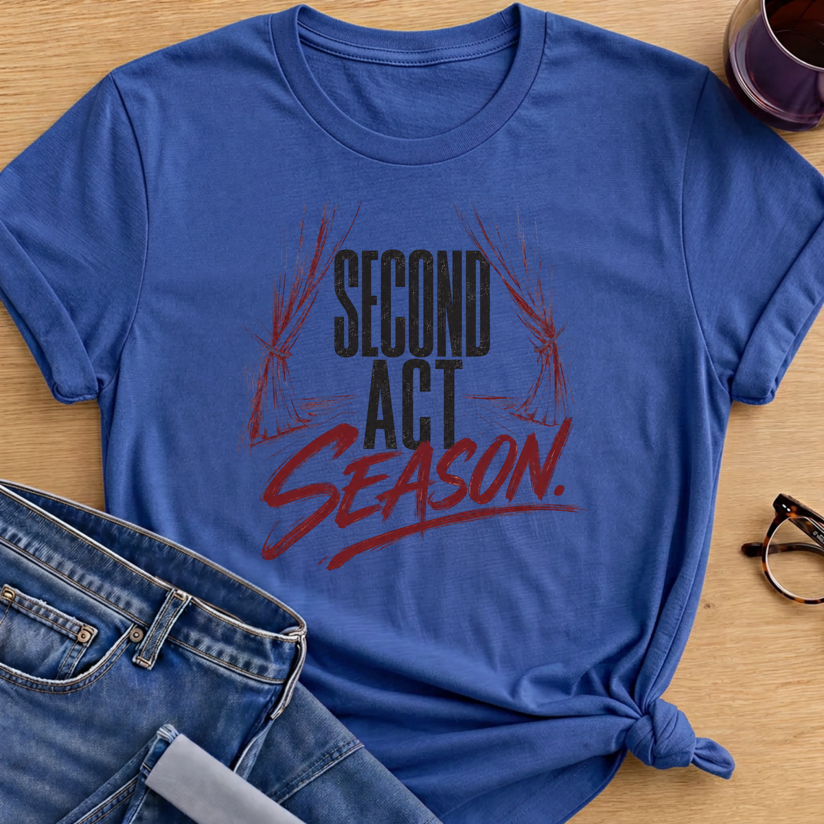 Second Act T-Shirt - Royal