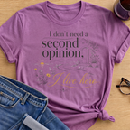 Second Opinion T-Shirt - Heather Radiant Orchid