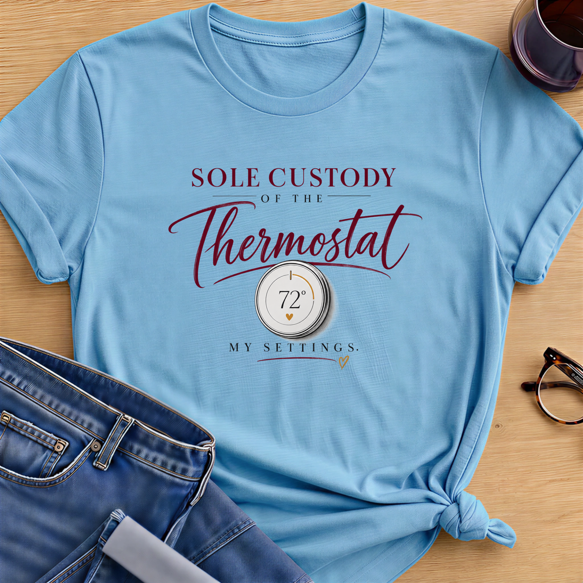 Set Thermostat T-Shirt - Sky