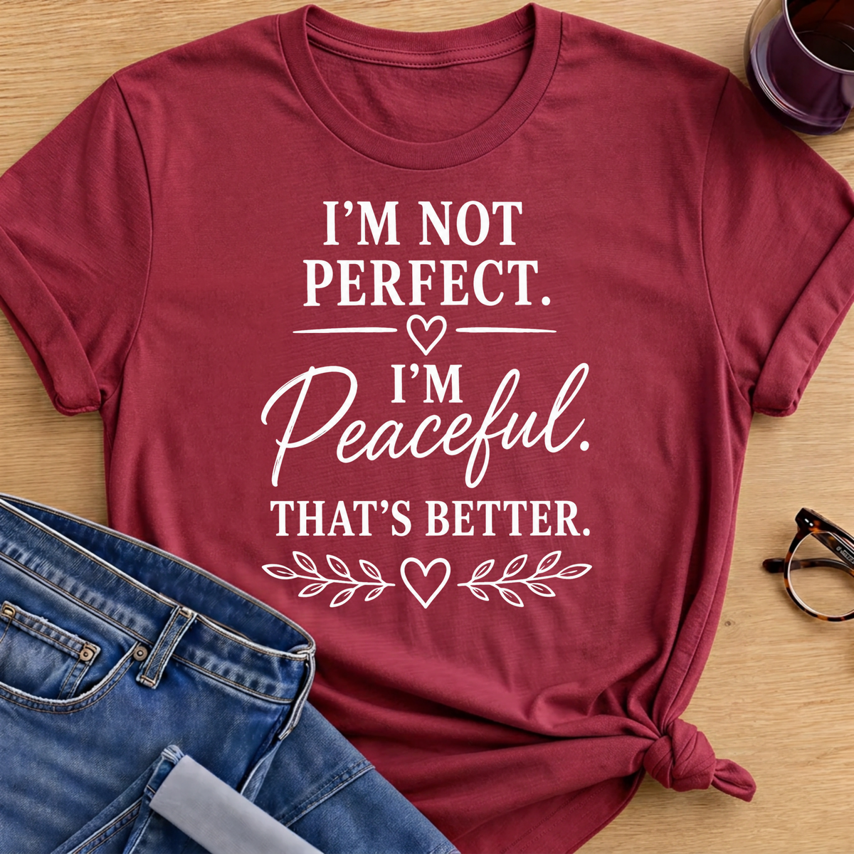 Sleep Injury T-Shirt - Antique Cherry Red