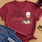 Snacks T-Shirt - Antique Cherry Red