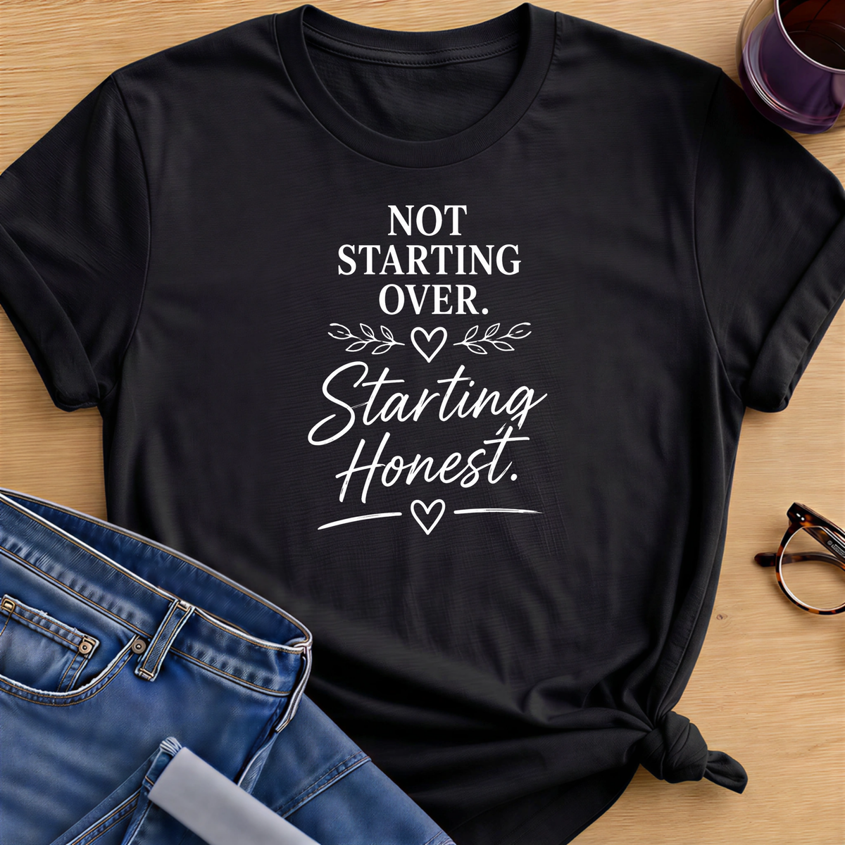 Starting Honest  T-Shirt - Black
