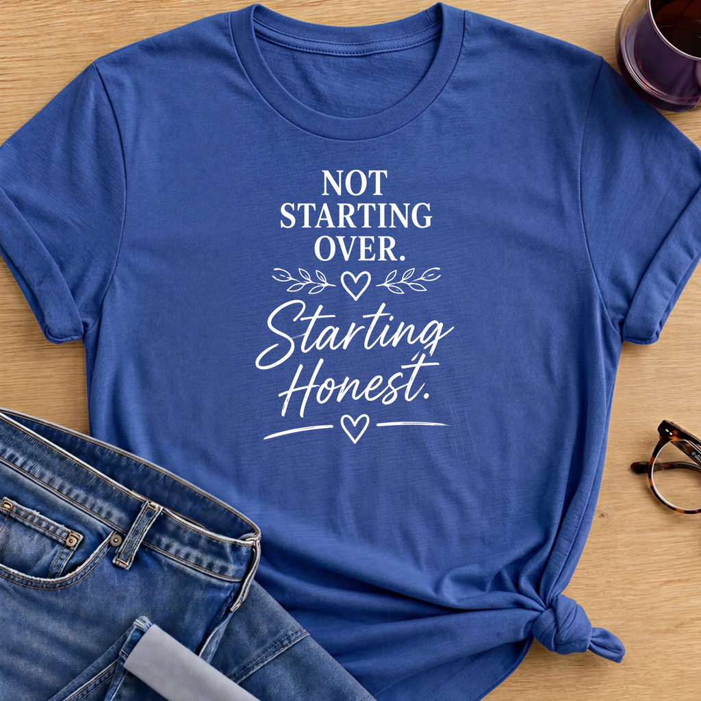 Starting Honest  T-Shirt - Royal