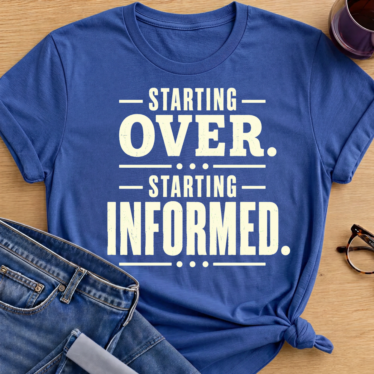 Starting Informed T-Shirt - Royal