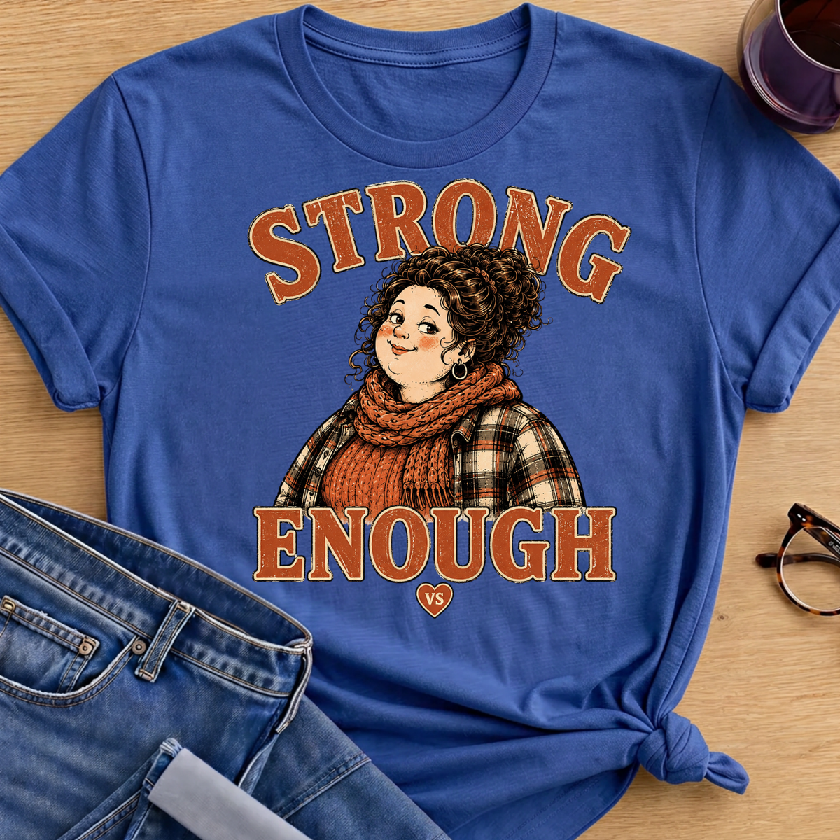 Strong Enough T-Shirt - Royal