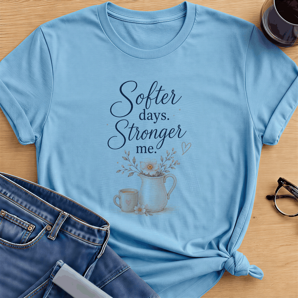Stronger Me T-Shirt - Sky