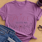 Suits Me T-Shirt - Heather Radiant Orchid