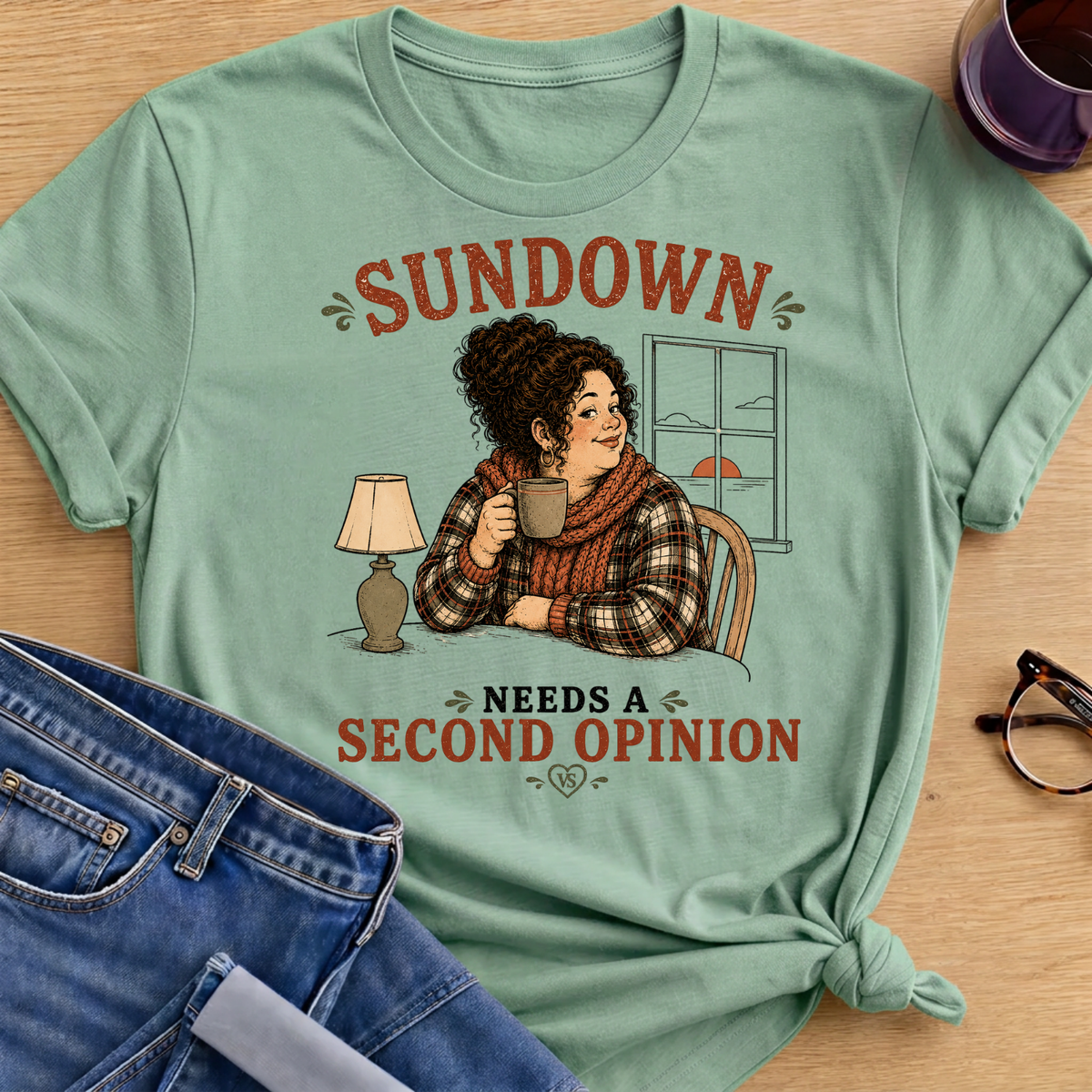 Sundown T-Shirt - Mint Green