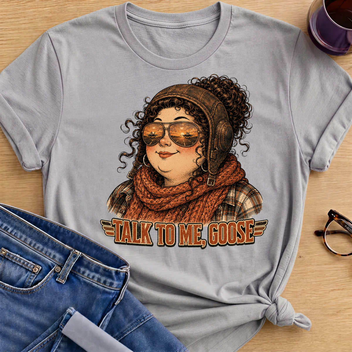 Talk to me Goose T-Shirt - Sport Grey