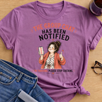 The Group Chat has been Notified T-Shirt - Heather Radiant Orchid