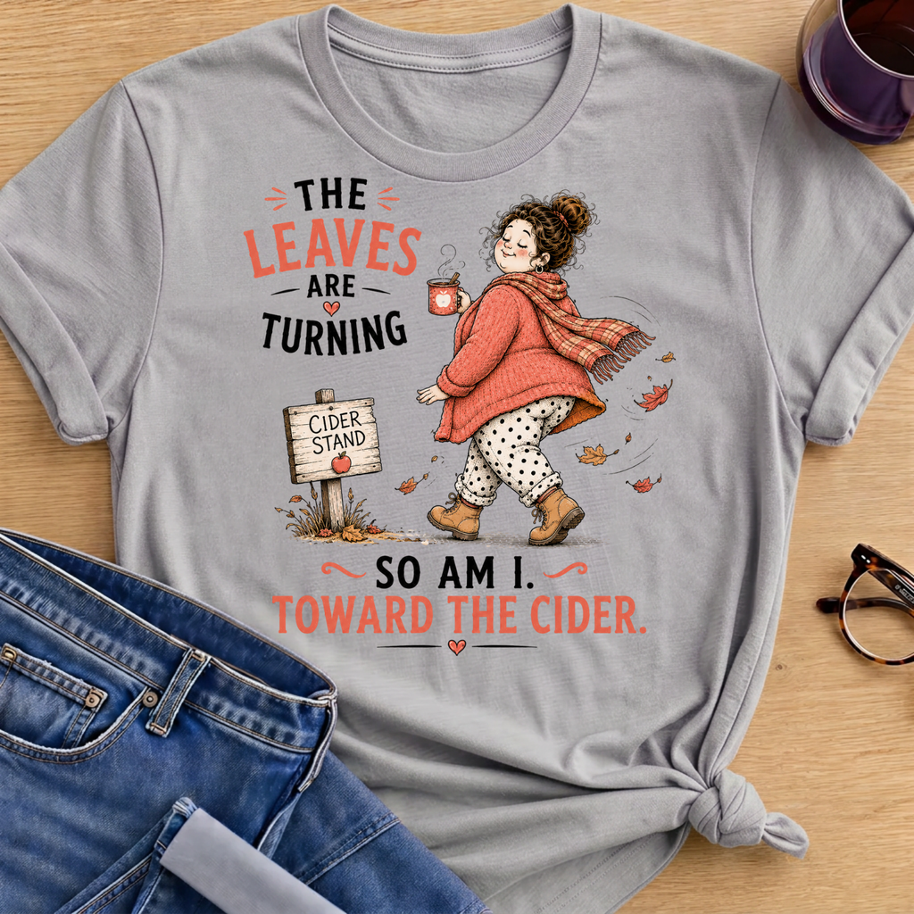 The Leave are Turning T-Shirt - Sport Grey