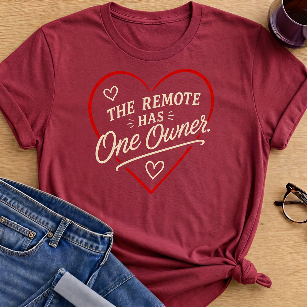 The Remote T-Shirt - Antique Cherry Red