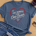 The Remote T-Shirt - Indigo Blue
